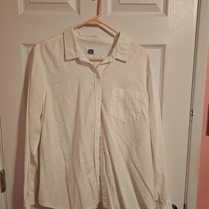 White old navy Button-Up Shirt XL
